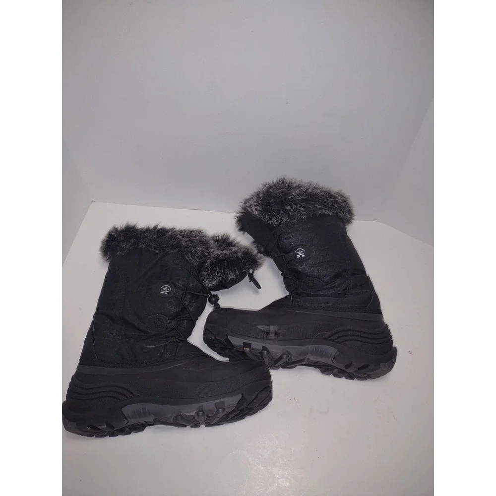 Kamik Momentum Women's Winter Boots Rubber, Black Size 6